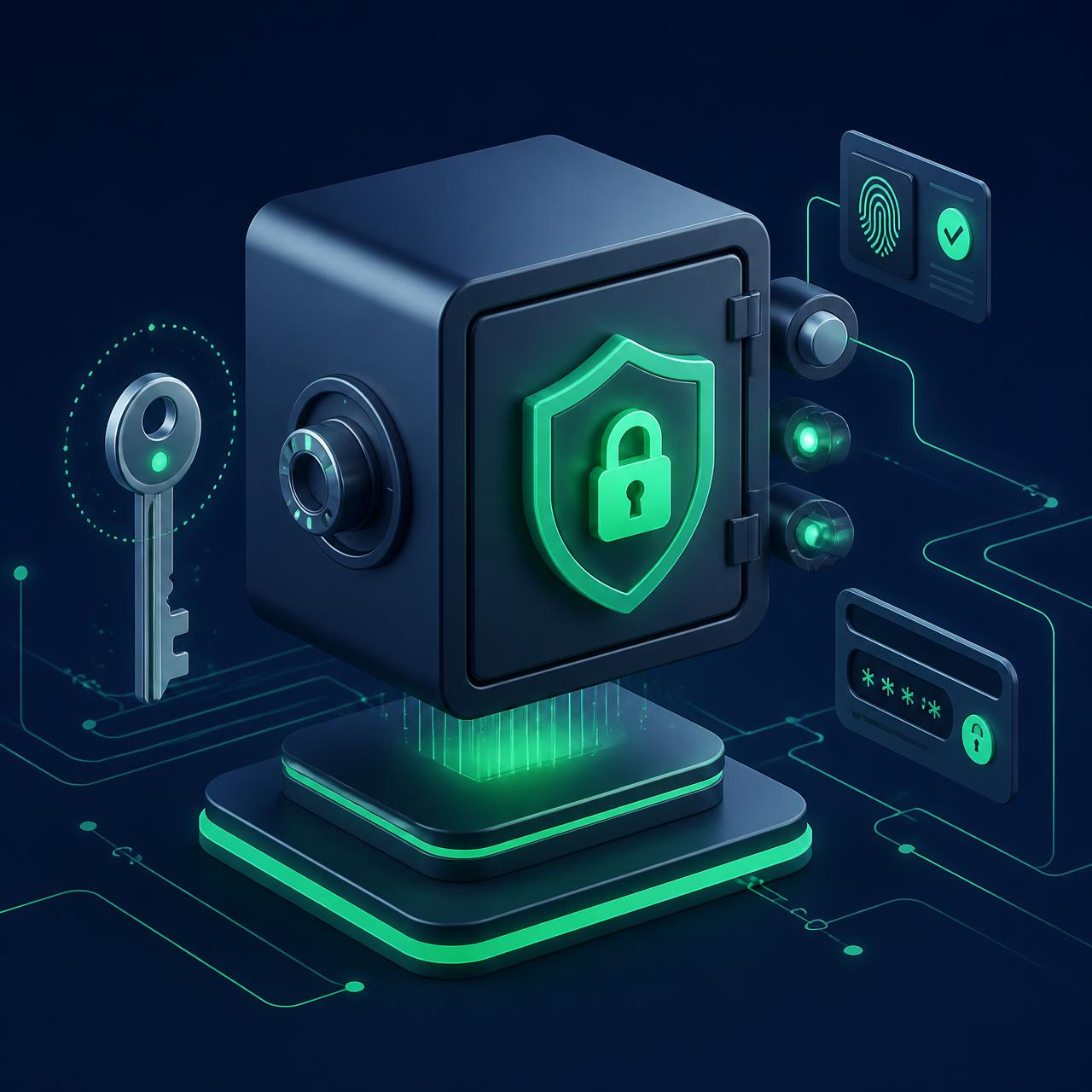 Secure encrypted vault